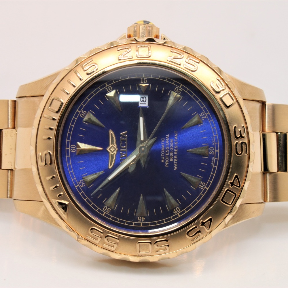 INVICTA 46.5mm Men's Gold-Toned PRO DIVER Watch